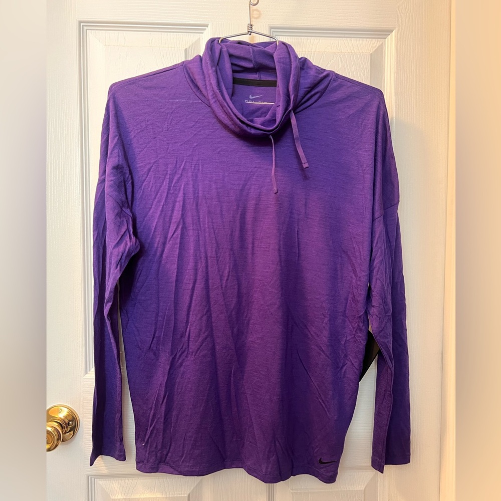 NWT Nike Lightweight Long Sleeve Cowl Neck Shirt